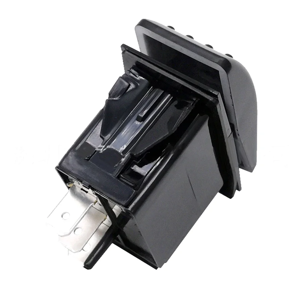 Switch Rocker Switch (ON)-OFF-(ON) 12/24VDC 12V 20A Rectangular SPDT Momentary Vibration Automotive Applications
Switch Rocker Switch (ON)-OFF-(ON) 12/24VDC 12V 20A Rectangular SPDT Momentary Vibration Automotive Applications