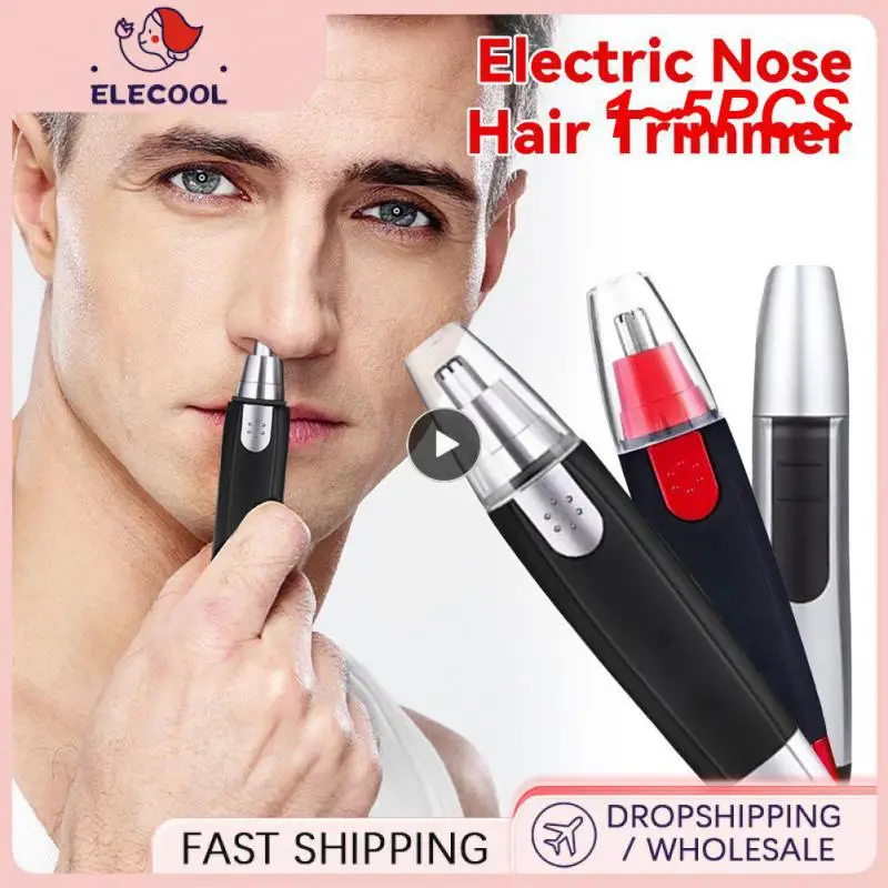 

1~5PCS Electric Nose Hair Trimmer Implement Shaver Clipper Men Women Ear Neck Eyebrow Trimmer Shaver Man Clean Trimer Razor