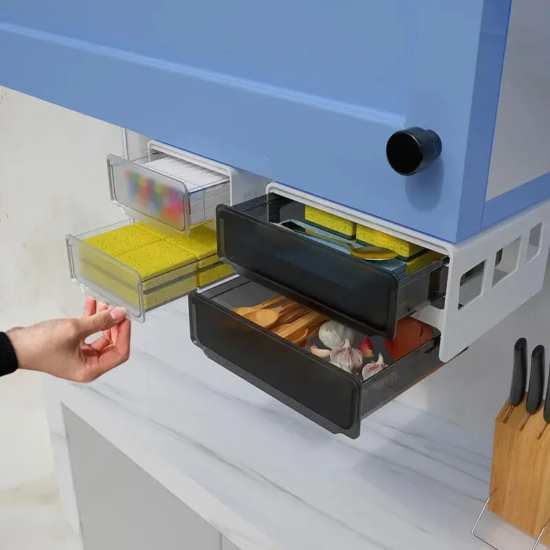 Self-Adhesive Hidden Storage Box Desk Storage Drawer Cosmetics Stationery Plastic Table Storage Holder Simple Sundries Organizer
Self-Adhesive Hidden Storage Box Desk Storage Drawer Cosmetics Stationery Plastic Table Storage Holder Simple Sundries Organizer