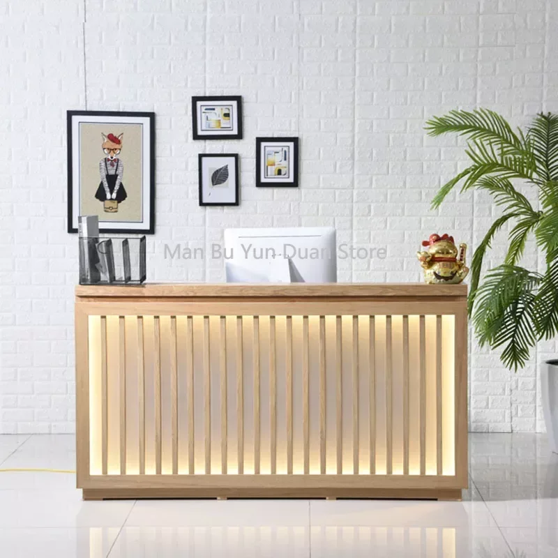 Chinese Cash Register Bar Counter Hotel Health Hall Wooden Wind Front Desk Reception Desk Escritorios Beauty Salon Furniture
Chinese Cash Register Bar Counter Hotel Health Hall Wooden Wind Front Desk Reception Desk Escritorios Beauty Salon Furniture