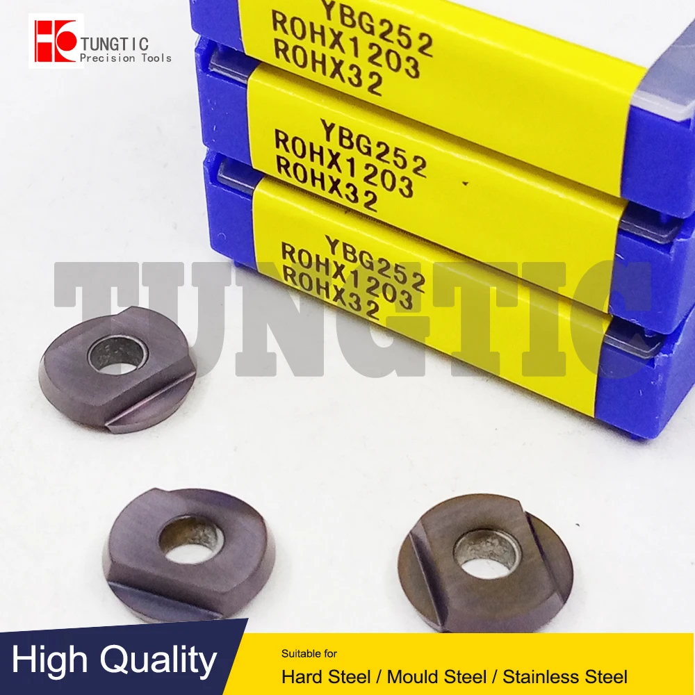 ROHX1203 YBG252 Milling Cutter CNC Tool Lathe Machining Tools Lathe Cutting Tool Metal Turning Tools Inserts ROHX 1203
ROHX1203 YBG252 Milling Cutter CNC Tool Lathe Machining Tools Lathe Cutting Tool Metal Turning Tools Inserts ROHX 1203