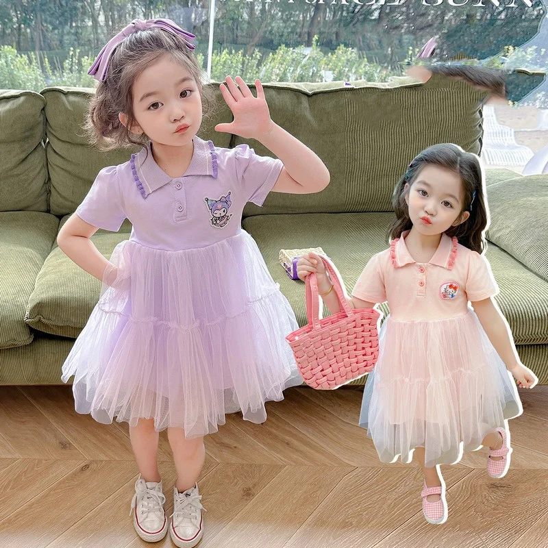 Kawaii аниме My Melody Kuromi Cinnamoroll Sanrio мультфильм Hello Kitty поло платье юбка детская одежда платье принцессы
Kawaii аниме My Melody Kuromi Cinnamoroll Sanrio мультфильм Hello Kitty поло платье юбка детская одежда платье принцессы