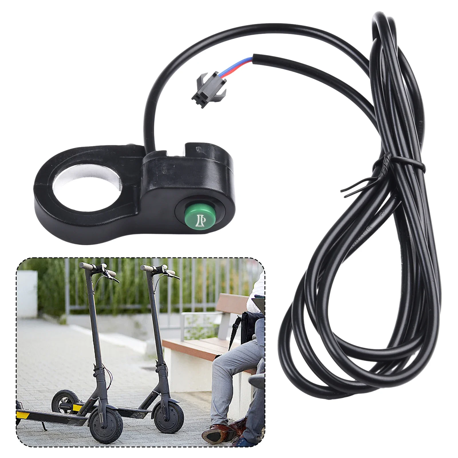 Waterproof Handlebar Button Spare Parts Bicycle Horn Switch Black Cable Cord Outdoor For Electric Bike Scooter
Waterproof Handlebar Button Spare Parts Bicycle Horn Switch Black Cable Cord Outdoor For Electric Bike Scooter