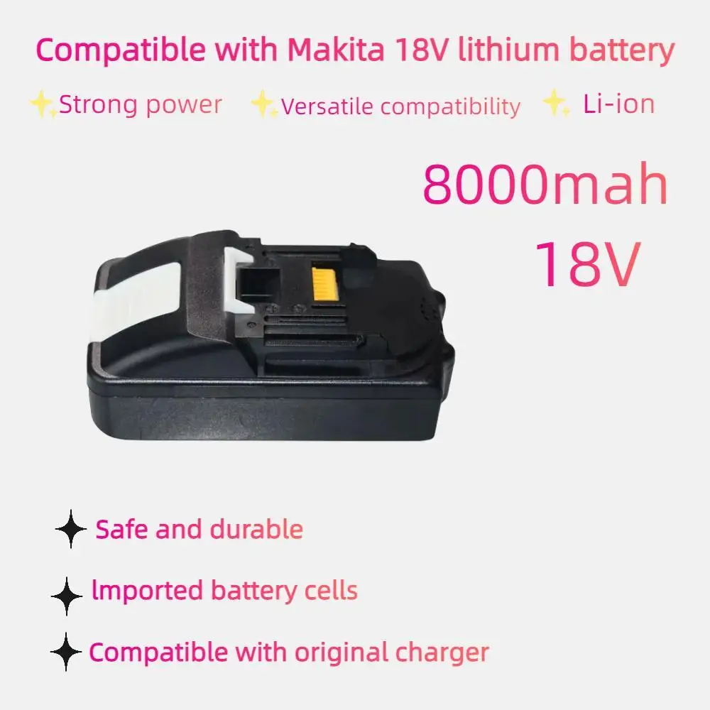 100% Оригинальный Makita 18 В 8000 мА/ч перезаряжаемый Электроинструмент Makita аккумулятор с светодиодный Li-Ion Замена LXT BL1860B BL1860
100% Оригинальный Makita 18 В 8000 мА/ч перезаряжаемый Электроинструмент Makita аккумулятор с светодиодный Li-Ion Замена LXT BL1860B BL1860