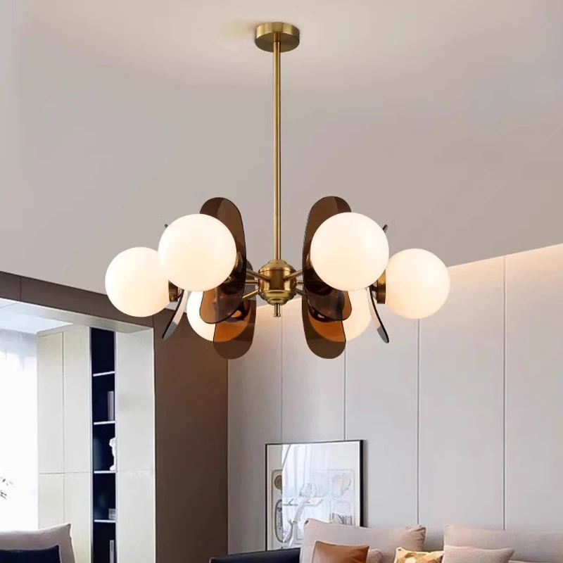 AiPaiTe modern chandelier, made of iron, glass and acrylic, is an indoor light suitable for living room, dining room and bedroom
AiPaiTe modern chandelier, made of iron, glass and acrylic, is an indoor light suitable for living room, dining room and bedroom