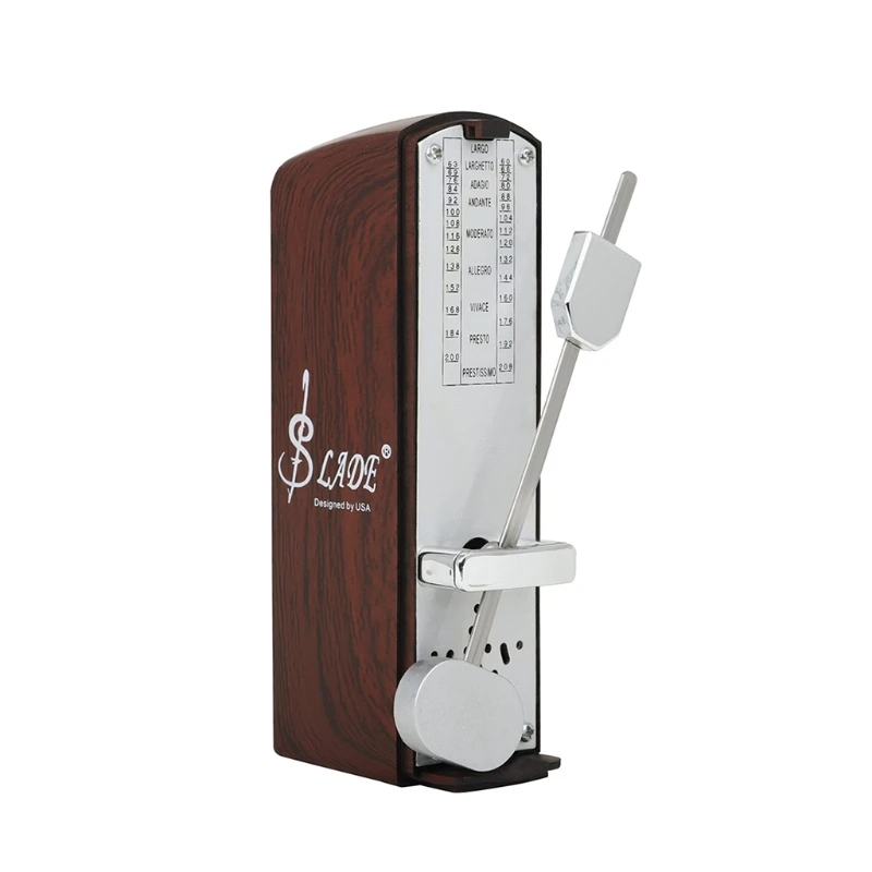 Mechanical Metronome Wood Grained Loud Sound/High for Piano/Guitar/Violin/Drum and Other Instruments
Mechanical Metronome Wood Grained Loud Sound/High for Piano/Guitar/Violin/Drum and Other Instruments