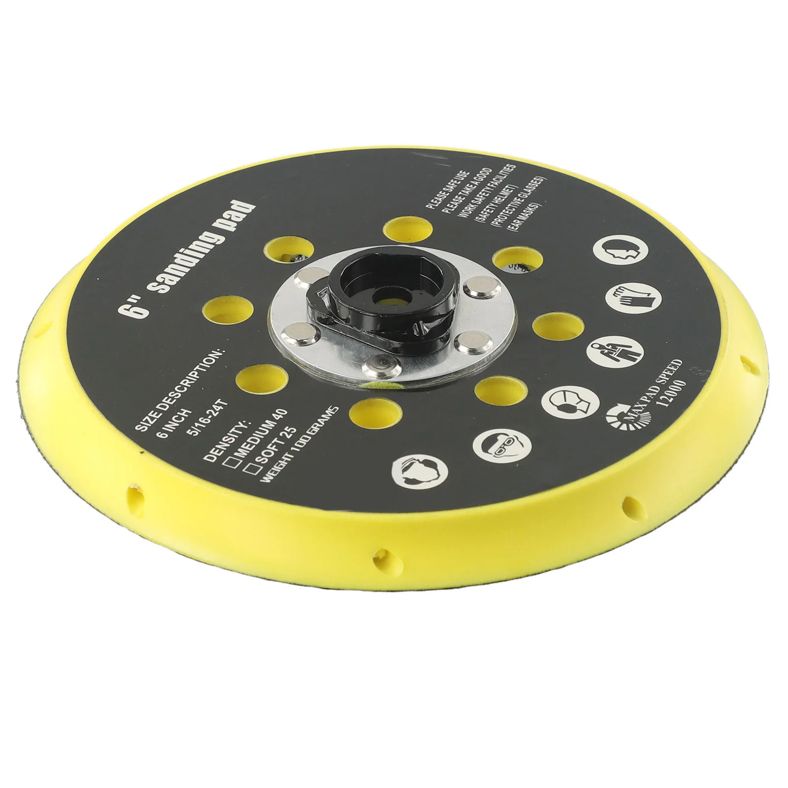 150mm Sander Backing Pad 17 Holes Sanding Disc For Orbital Sander Grinding Pad Replacement Sander Pad Practical
150mm Sander Backing Pad 17 Holes Sanding Disc For Orbital Sander Grinding Pad Replacement Sander Pad Practical