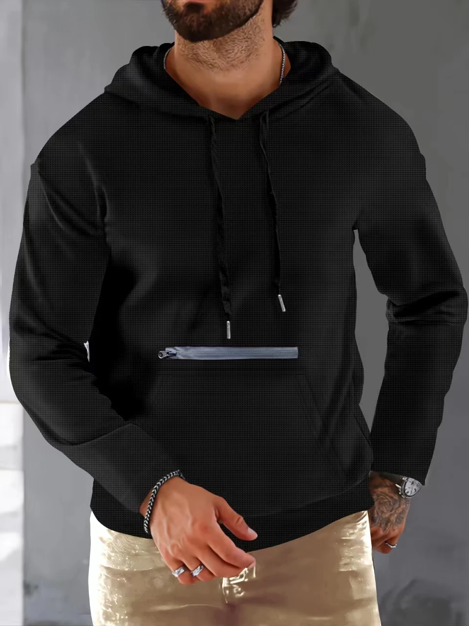 Summer Men's Hoodie Zipper Pocket Hoodie Sports Outdoor Leisure Daily Hoodie Slim Fit Suitable for Sports Shirts
Summer Men's Hoodie Zipper Pocket Hoodie Sports Outdoor Leisure Daily Hoodie Slim Fit Suitable for Sports Shirts