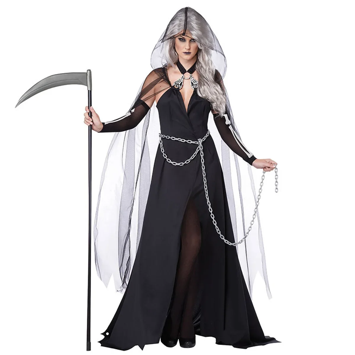 New Halloween Cosplay Costume Vampire Uniform Cosplay Lady Role Playing Zombie Ghost Bride Long Sleeve Mesh Dress
New Halloween Cosplay Costume Vampire Uniform Cosplay Lady Role Playing Zombie Ghost Bride Long Sleeve Mesh Dress
