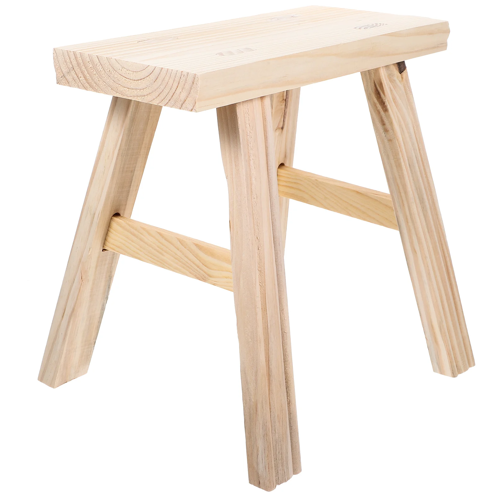 

Small Wooden Stool Toddler Bench Bathroom Stools Plant Stands Indoor Short Step Sitting Kitchen Tray