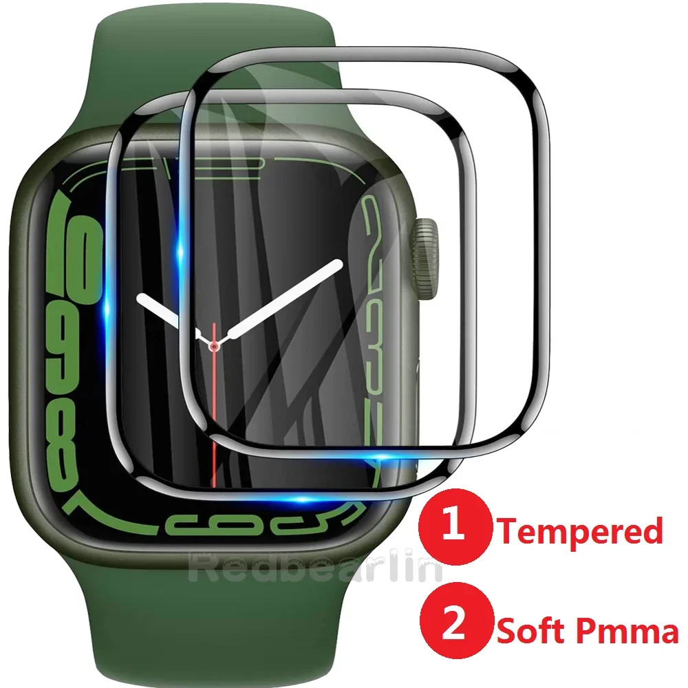 100Pcs Tempered Glass Screen Protector for Apple Watch 7 6 SE 5 4 8 40MM 41MM 42MM 44MM 45MM 38MM 49MM Soft Pmma Film
100Pcs Tempered Glass Screen Protector for Apple Watch 7 6 SE 5 4 8 40MM 41MM 42MM 44MM 45MM 38MM 49MM Soft Pmma Film