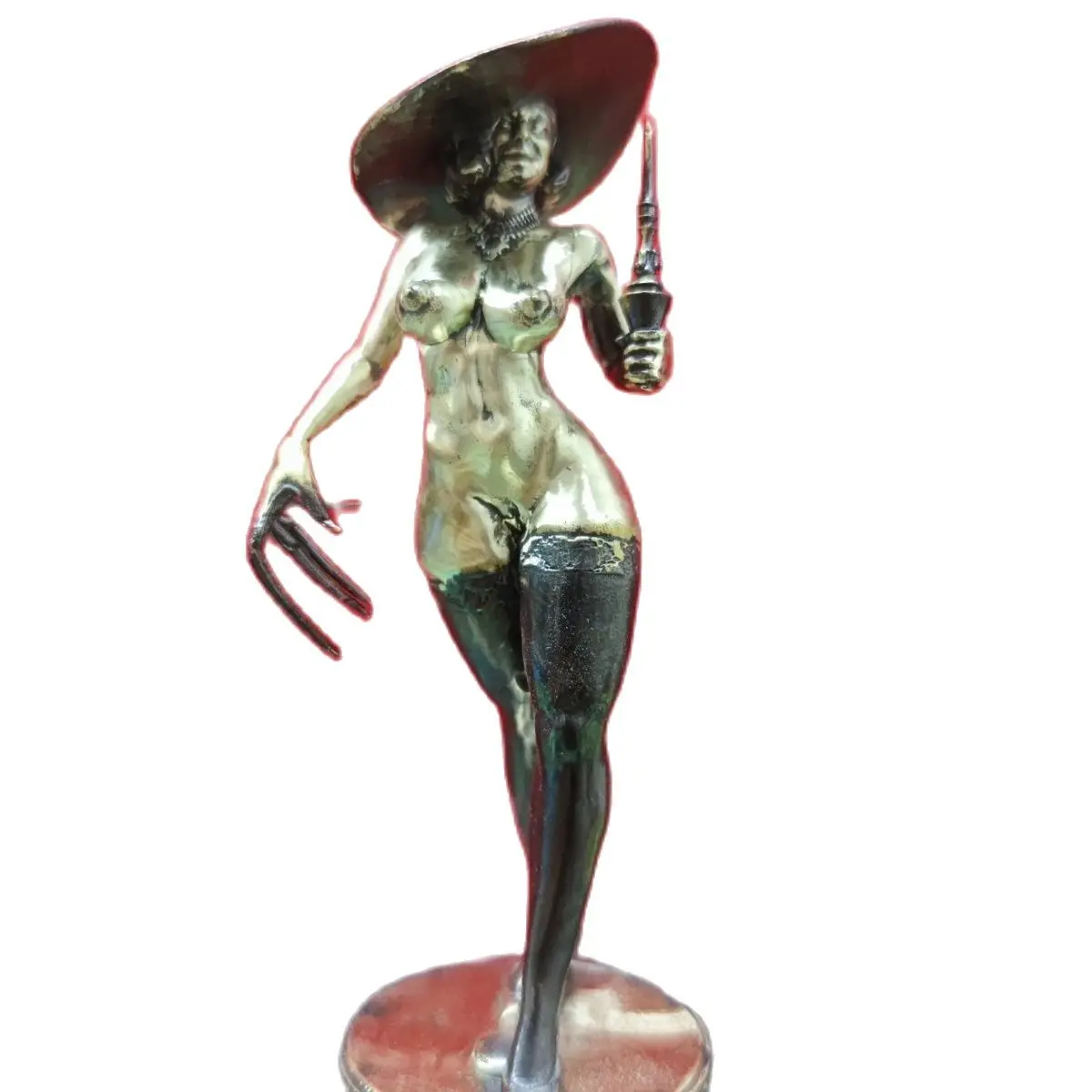 12cm pure copper terror sexy lady miniature body art crafts desk decorations vintage home decoration
12cm pure copper terror sexy lady miniature body art crafts desk decorations vintage home decoration