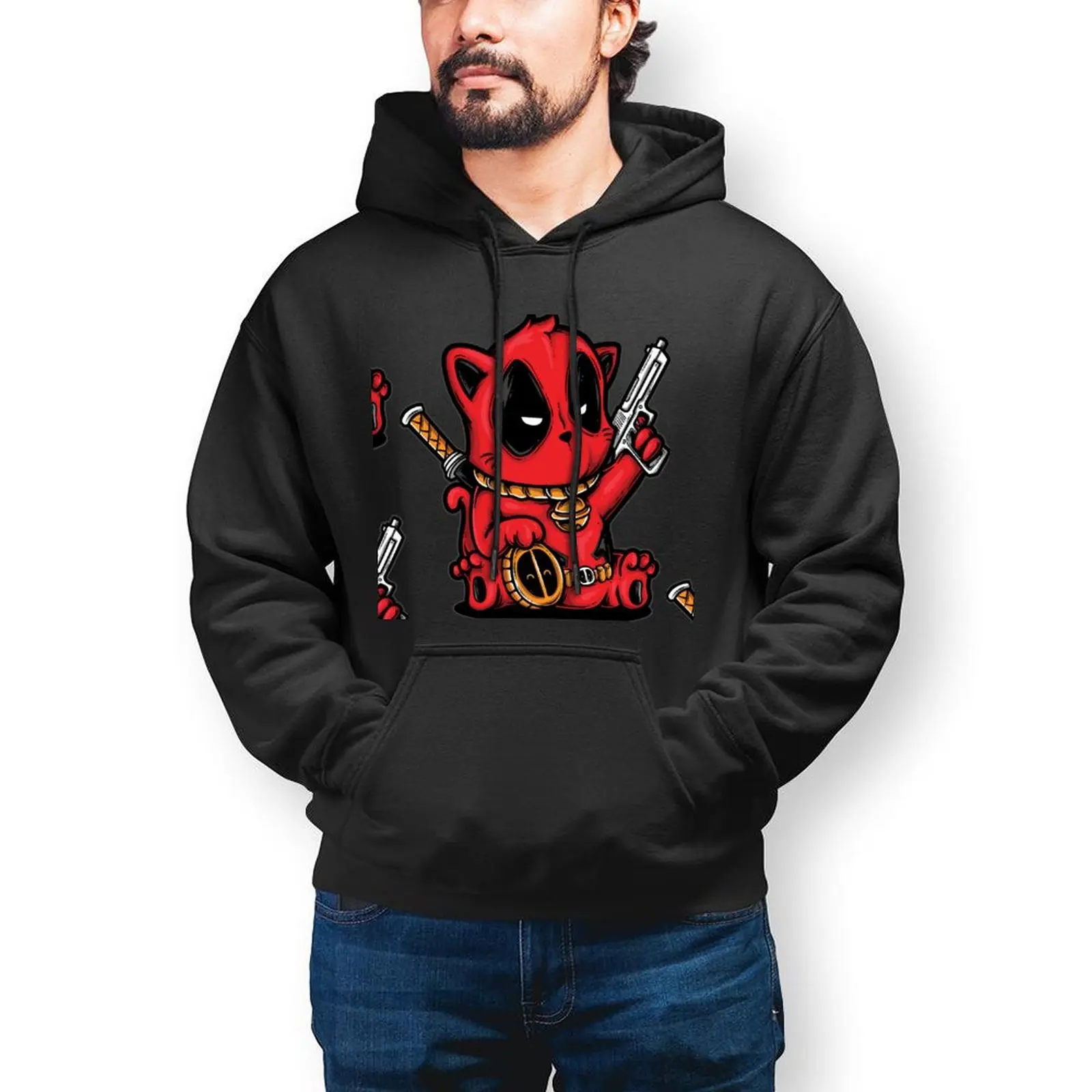 Kittypool Catpool Loose Hoodies Man Funny Animal Streetwear Hoodie Winter Harajuku Printed Sweatshirts Plus Size 
Kittypool Catpool Loose Hoodies Man Funny Animal Streetwear Hoodie Winter Harajuku Printed Sweatshirts Plus Size