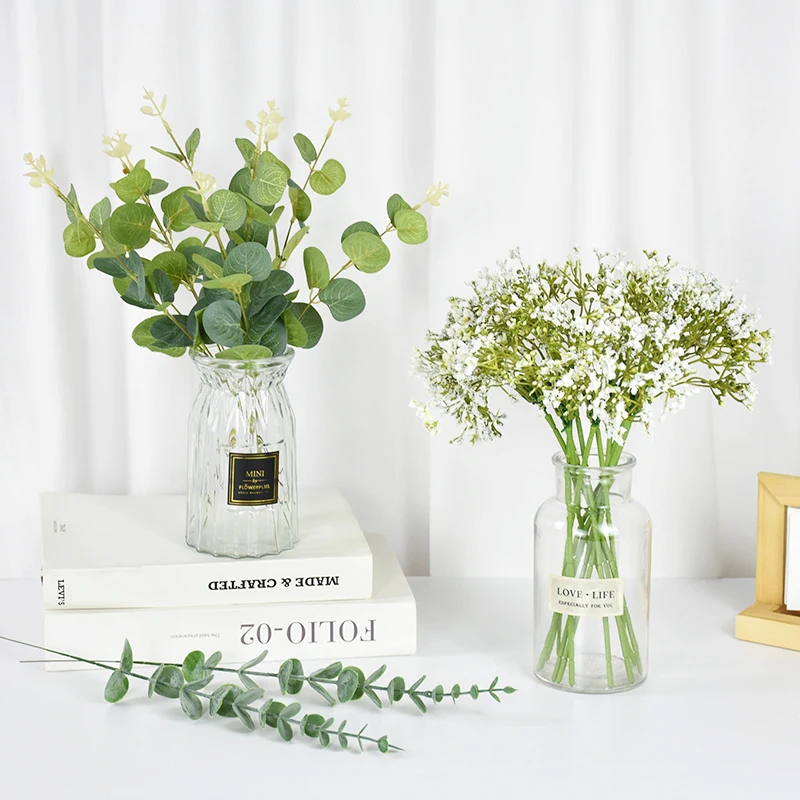 30PCS Artificial Flowers Bouquet Simulation Eucalyptus Money Leaf Gypsophila Garden Home Wedding Christmas Fake Flower Decor
30PCS Artificial Flowers Bouquet Simulation Eucalyptus Money Leaf Gypsophila Garden Home Wedding Christmas Fake Flower Decor