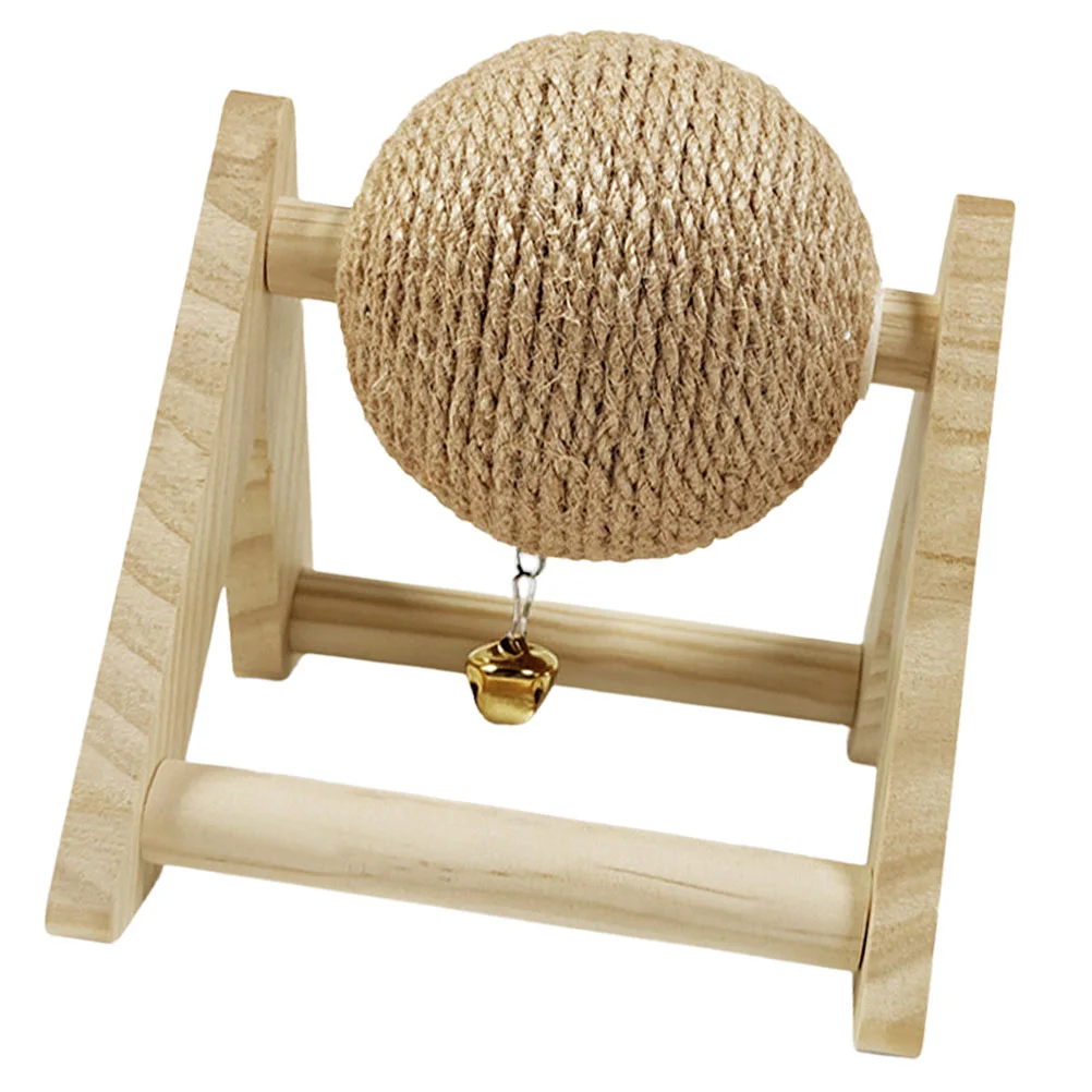 

Cat Scratching Ball Cat Grinding Claw Toy Kitten Sisal Rope Ball Chewing Grinding Paws Toys Cats Scratcher Board Pet Supplies