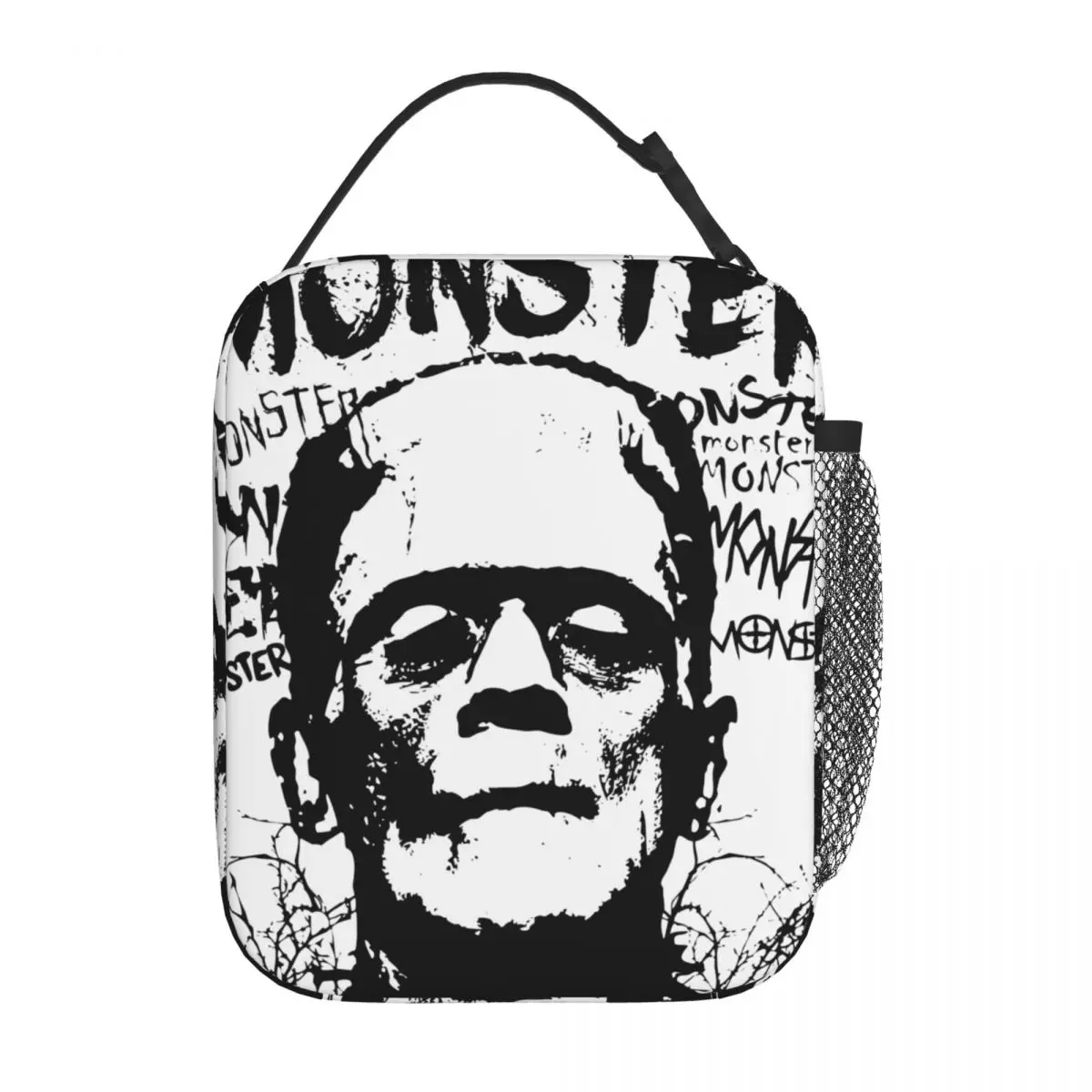 

Monster Frankenstein Insulated Lunch Bags Thermal Meal Container Karloff Dracula Horror Tote Lunch Box Men Women Beach Outdoor