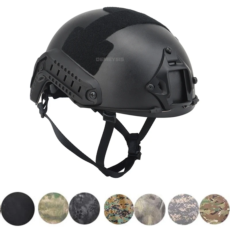 Outdoor Tactical Helmet Airsoft Paintball Wargame Military Army Protective FAST MH Type Helmets with NVG Mount and Side Rails
Outdoor Tactical Helmet Airsoft Paintball Wargame Military Army Protective FAST MH Type Helmets with NVG Mount and Side Rails