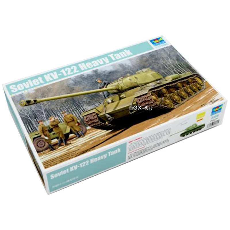 

Trumpeter 01570 1/35 Soviet KV122 KV-122 Heavy Tank Military Children Toy Gift Plastic Assembly Building Model Kit