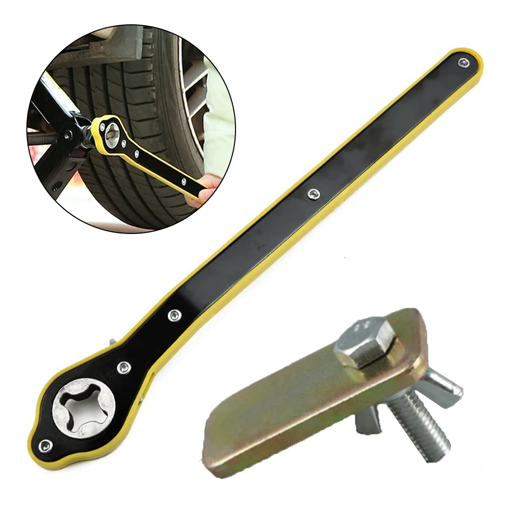 2pcs Car Scissor Ratchet Wrench With Adapter Garage Tire Wheel Lug Wrench Handle Repair Kit Auto Tire Repair Tool Rust Resistant
2pcs Car Scissor Ratchet Wrench With Adapter Garage Tire Wheel Lug Wrench Handle Repair Kit Auto Tire Repair Tool Rust Resistant