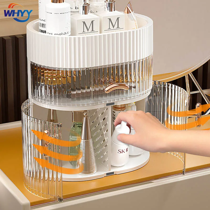 WHYY Cosmetics Organizer Storage Rack Box Desktop Dresser Dustproof Skin Care Products Jewelry Organizing Box Home Accessories
WHYY Cosmetics Organizer Storage Rack Box Desktop Dresser Dustproof Skin Care Products Jewelry Organizing Box Home Accessories