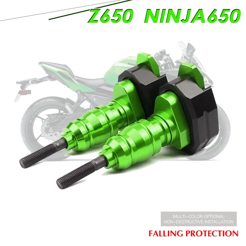 

For KAWASAKI Z650 NINJA 650 Z 650 2017-2023 Motorcycle Falling Protection Frame Slider Fairing Guard Crash Pad Protector