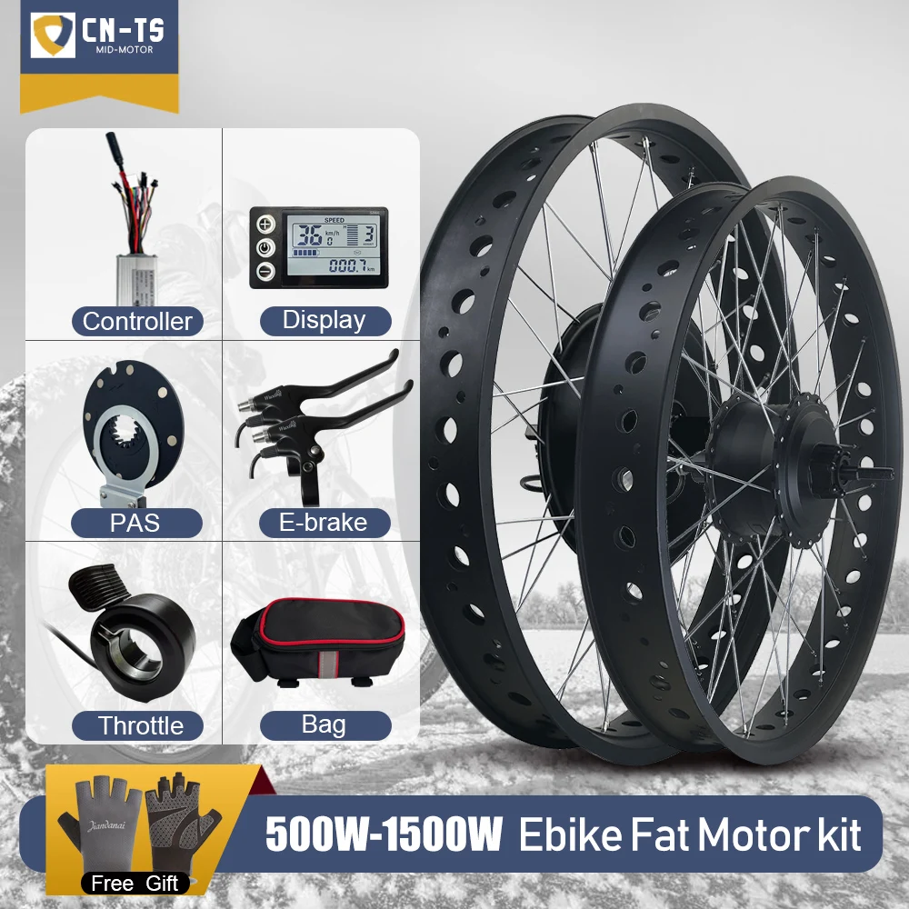 

Комплект для преобразования толстых шин Ebike 20 26 Дюймов 4,0 шин 500 Вт-3000 Вт передний/задний мотор ступицы колеса с ЖК-дисплеем UKC1 для комплекта Зимнего Велосипеда