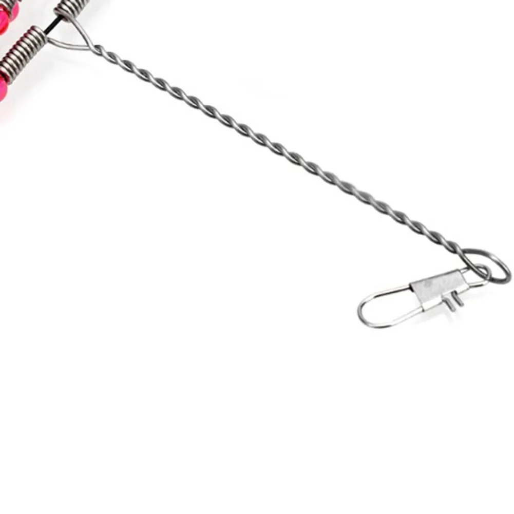 5Pcs Stainless Steel Trace Wire Leader Fishing Line Leaders With Snap & Swivel 93cm 0.6mm Wire Fishing Accessories Tackle Tool
5Pcs Stainless Steel Trace Wire Leader Fishing Line Leaders With Snap & Swivel 93cm 0.6mm Wire Fishing Accessories Tackle Tool