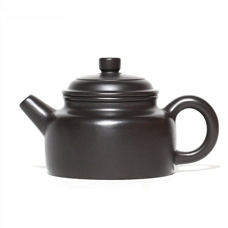 

90ml Yixing Small Capacity Purple Clay Teapots Famous Artists Handmade Tea Pot Raw Ore Black Mud Kettle Chinese Zisha Tea Set