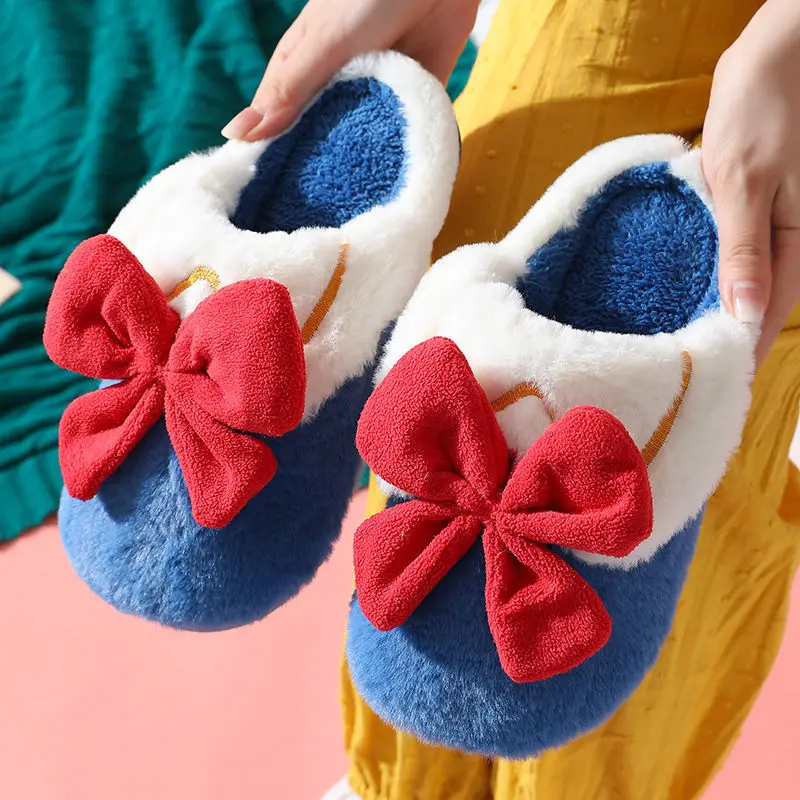 Nice Looks Winter Cartoon Princess Bow Cotton Slippers Autumn Winter Household Indoor Anti Slip Thick Bottom Warm Plush Slipper
Nice Looks Winter Cartoon Princess Bow Cotton Slippers Autumn Winter Household Indoor Anti Slip Thick Bottom Warm Plush Slipper