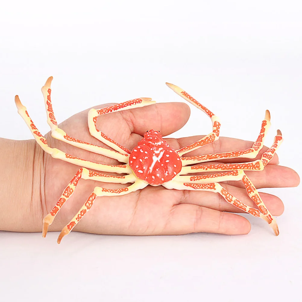 

Simulated Crab Model Toys Marine Animal Figurines Ornament Cognitive for Kids Models Solid