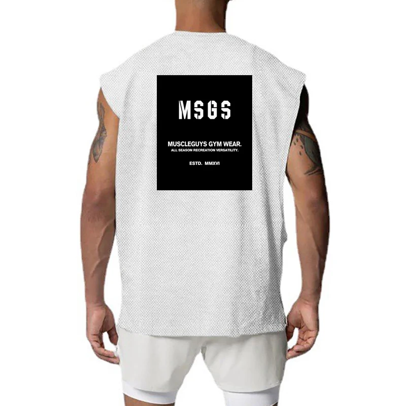 Мужские майки для тренажерного зала, бодибилдинга, тренировочная сетчатая быстросохнущая футболка без рукавов для фитнеса, тренировочные майки для мышц, повседневные спортивные майки
Мужские майки для тренажерного зала, бодибилдинга, тренировочная сетчатая быстросохнущая футболка без рукавов для фитнеса, тренировочные майки для мышц, повседневные спортивные майки