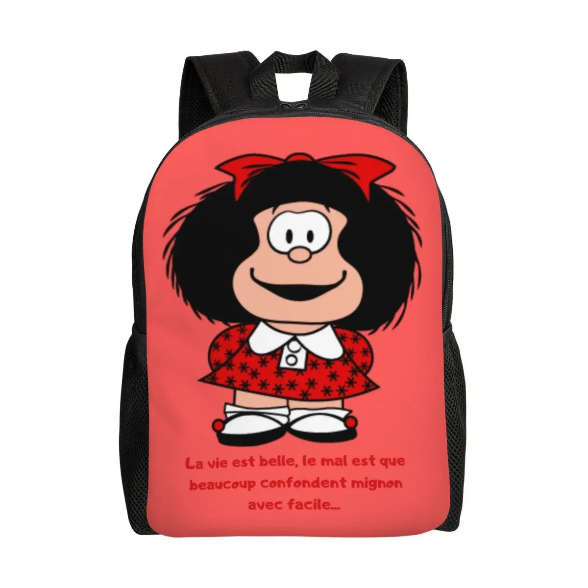 Рюкзаки Kawaii Mafalda для мужчин и женщин, студенческий портфель для студентов колледжа, подходит для 15-дюймового ноутбука Quino, Аргентина, Мультяшные сумки
Рюкзаки Kawaii Mafalda для мужчин и женщин, студенческий портфель для студентов колледжа, подходит для 15-дюймового ноутбука Quino, Аргентина, Мультяшные сумки