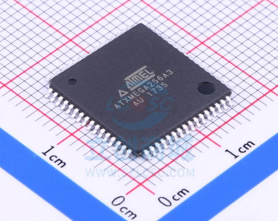 

100% ATXMEGA256A3-AU Package TQFP-64 New Original Genuine Processor/microcontroller IC Chip