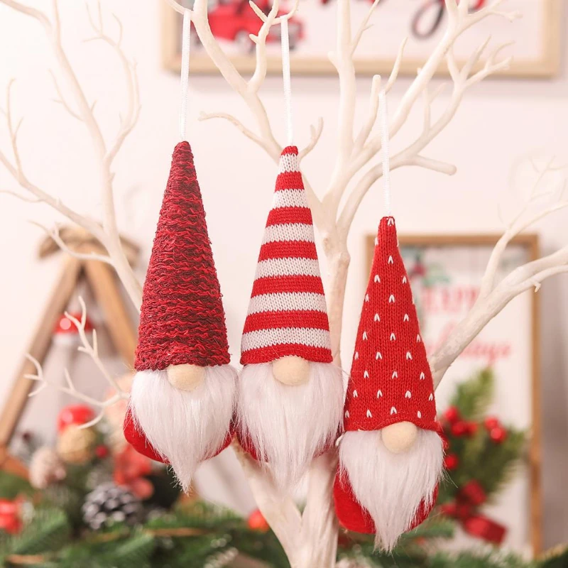 Three Piece Christmas Tree Pendant Cartoon Knitted Faceless Doll Pendant Creative Pendant Handmade Christmas Tree Decorations
Three Piece Christmas Tree Pendant Cartoon Knitted Faceless Doll Pendant Creative Pendant Handmade Christmas Tree Decorations