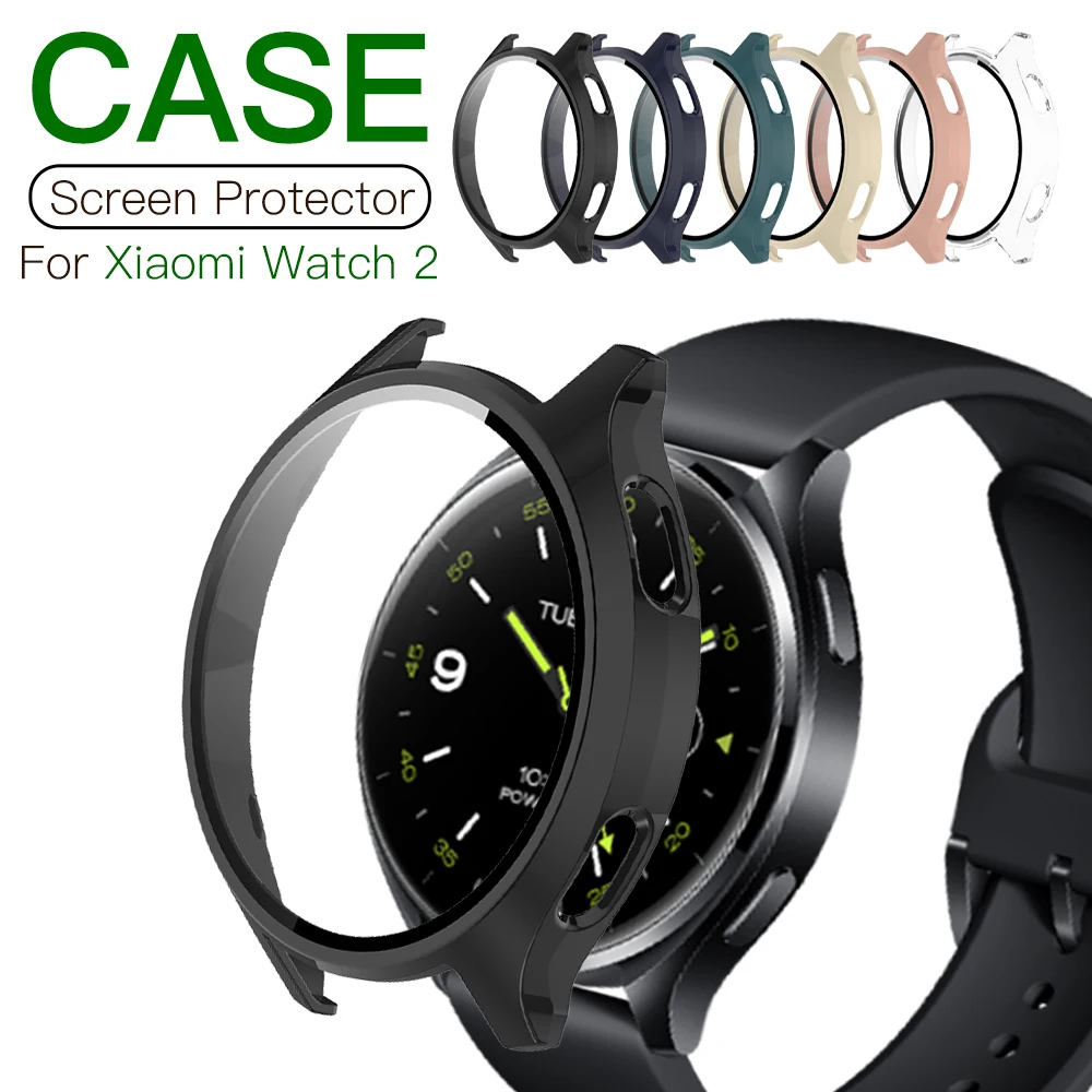 Hard PC Case With Tempered Glass Screen Protector for Xiaomi mi Watch 2 All Around Coverage Protective Bumpers Cover Accessories
Hard PC Case With Tempered Glass Screen Protector for Xiaomi mi Watch 2 All Around Coverage Protective Bumpers Cover Accessories