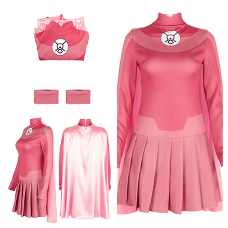 Movie Invincible Atom Eve Cosplay Costume Adult Women Pink Dress Outfits Halloween Carnival Party Suit
Movie Invincible Atom Eve Cosplay Costume Adult Women Pink Dress Outfits Halloween Carnival Party Suit