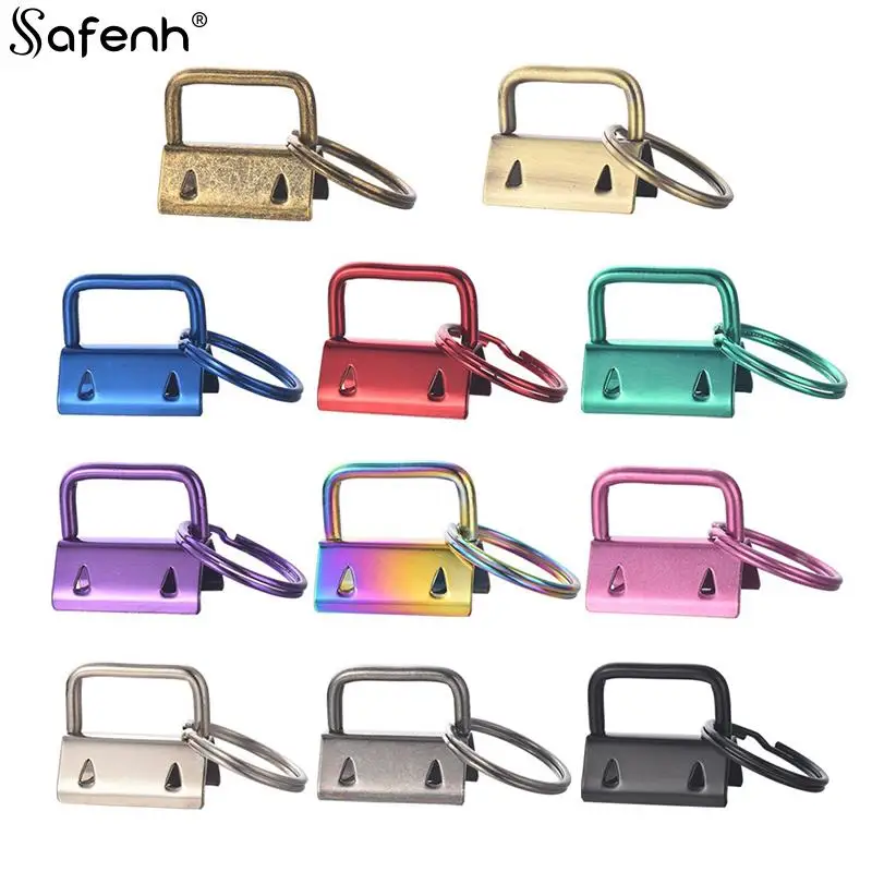 1PCS Iron 26mm Key Fob Hardware With Key Rings For Bag Wristlets With Fabric Ribbon Webbing Embossed Wristlet Keychain Making
1PCS Iron 26mm Key Fob Hardware With Key Rings For Bag Wristlets With Fabric Ribbon Webbing Embossed Wristlet Keychain Making