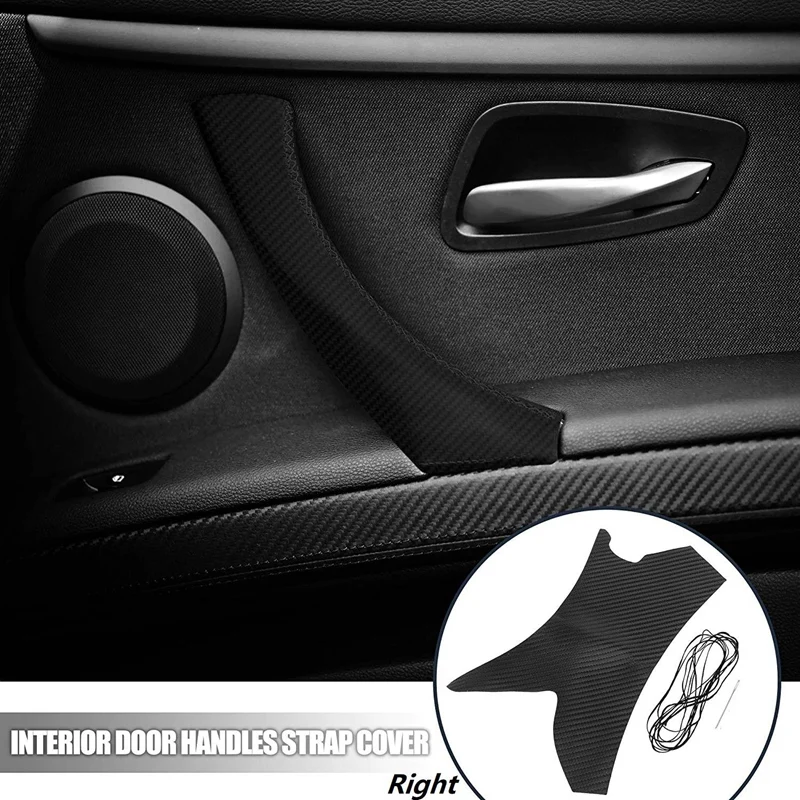 Car Interior Door Handles Strap Cover Front Rear Right Hand Sewing Carbon Fiber Pattern For-BMW 3 Series E90 E91 E92 E93
Car Interior Door Handles Strap Cover Front Rear Right Hand Sewing Carbon Fiber Pattern For-BMW 3 Series E90 E91 E92 E93