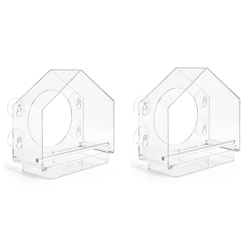Wall Plastic Birdcage Transparent Small Pet Birdcage Wall-Mounted Feeder Outdoor Adsorption Plastic Bird Feeder
Wall Plastic Birdcage Transparent Small Pet Birdcage Wall-Mounted Feeder Outdoor Adsorption Plastic Bird Feeder
