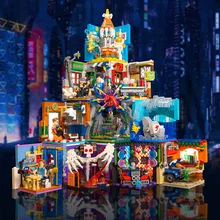 9 Styles Scenes Building Blocks Set Model Figures Diy 4 Directions Interlocking Blocks Educational Toys for Kids and Adults Gift
9 Styles Scenes Building Blocks Set Model Figures Diy 4 Directions Interlocking Blocks Educational Toys for Kids and Adults Gift