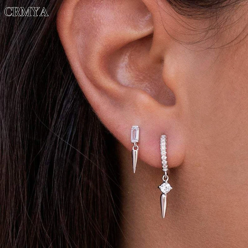 CRMYA Gold Silver Plated Stud Earrings for Women Luxury Girl's CZ Zircon Piercing Drop Earrings 2022 Fashion Jewelry Wholesale
CRMYA Gold Silver Plated Stud Earrings for Women Luxury Girl's CZ Zircon Piercing Drop Earrings 2022 Fashion Jewelry Wholesale