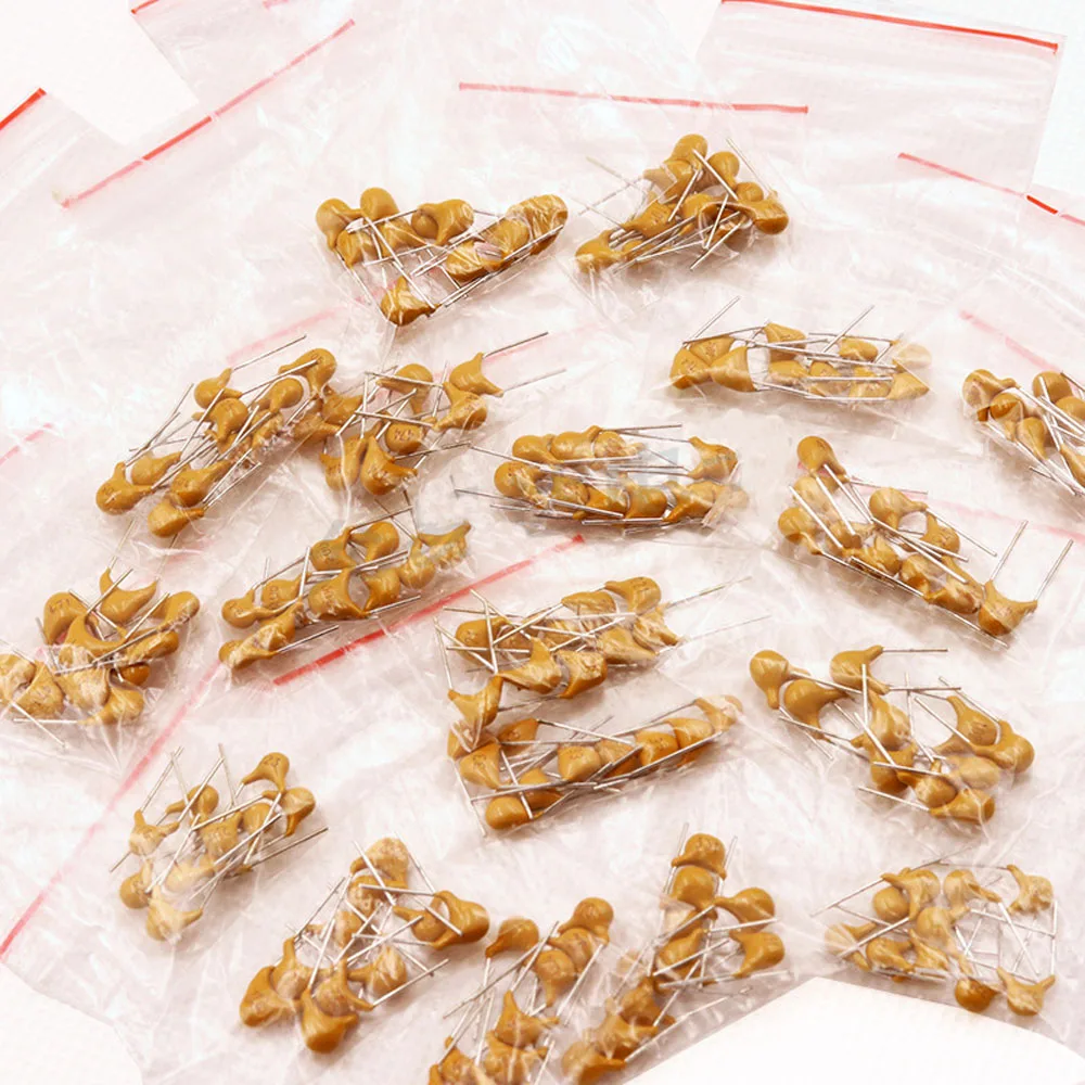 18 Values Each 10PCS Total 180PCS Monolithic Ceramic Capacitor 20pF~1uF Ceramic Capacitor Assorted Kit Electronic Component Kit
18 Values Each 10PCS Total 180PCS Monolithic Ceramic Capacitor 20pF~1uF Ceramic Capacitor Assorted Kit Electronic Component Kit