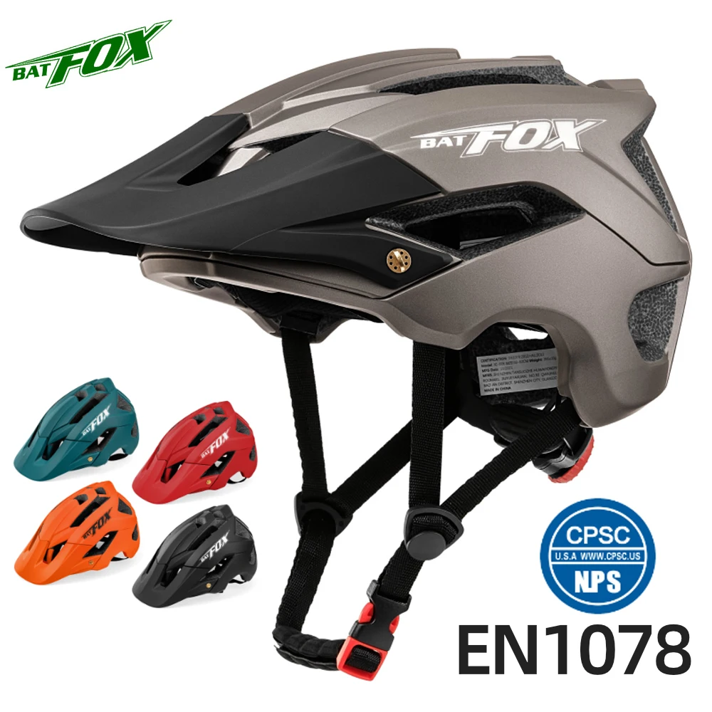 BATFOX MTB bike helmet New highquality cycling helmet 2023 road bike Breathable Mountain bicycle helmets for men mtb casque velo
BATFOX MTB bike helmet New highquality cycling helmet 2023 road bike Breathable Mountain bicycle helmets for men mtb casque velo