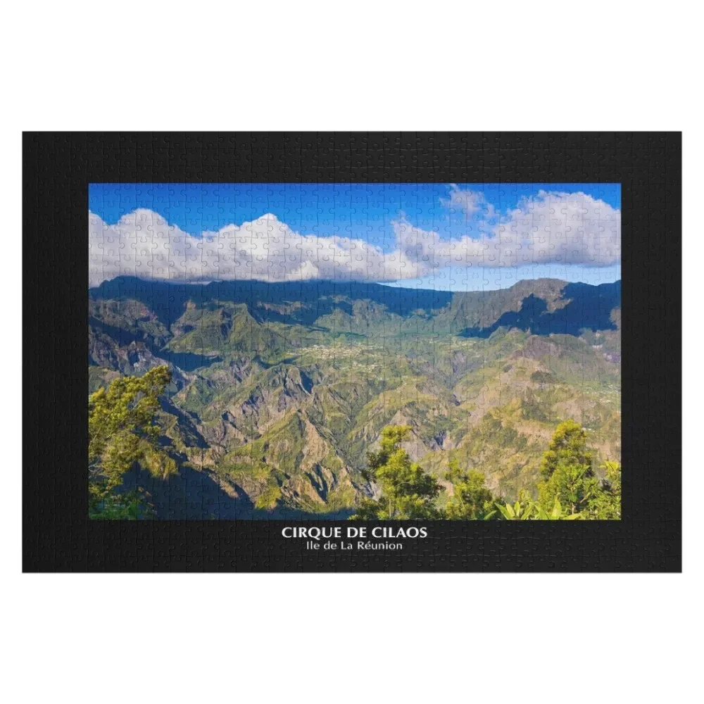 

Cirque de Cilaos in Reunion Island Jigsaw Puzzle Works Of Art Personalize Personalized For Kids Personalized Photo Gift Puzzle