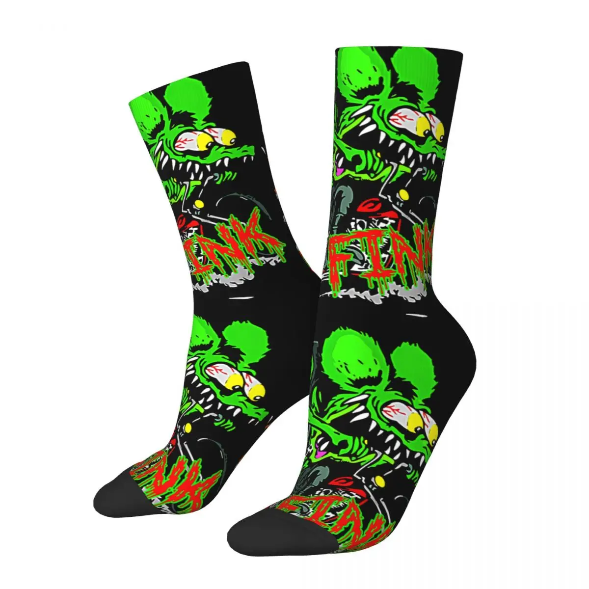 Funny Crazy Sock for Men Angry Tales of the Rat Fink Cartoon Film Happy Quality Pattern Printed Boys Crew Sock Casual Gift
Funny Crazy Sock for Men Angry Tales of the Rat Fink Cartoon Film Happy Quality Pattern Printed Boys Crew Sock Casual Gift