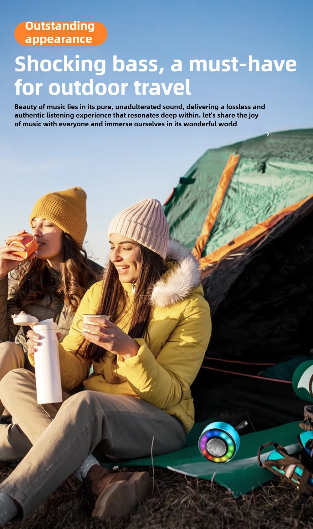 OKOP Altavoz Bluetooth inalámbrico caja de Metal bicicleta al aire libre altavoz Bluetooth portátil reproductor de música para ciclismo luz de Color RGB TF USB OKOP Altavoz Bluetooth inalámbrico caja de Metal bicicleta al aire libre altavoz Bluetooth portátil reproductor de música para ciclismo luz de Color RGB TF USB