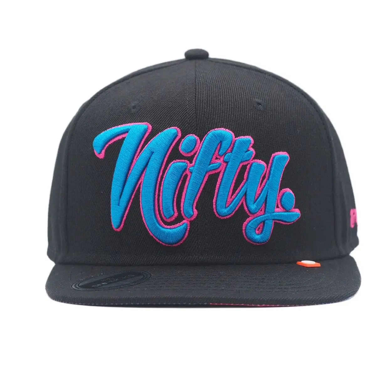

Nifty Snapback Cap Cyper Punk Baseball Hat Puff Embroidery Under Brim Printing German Car Street Calture Inspired Brand Headwear