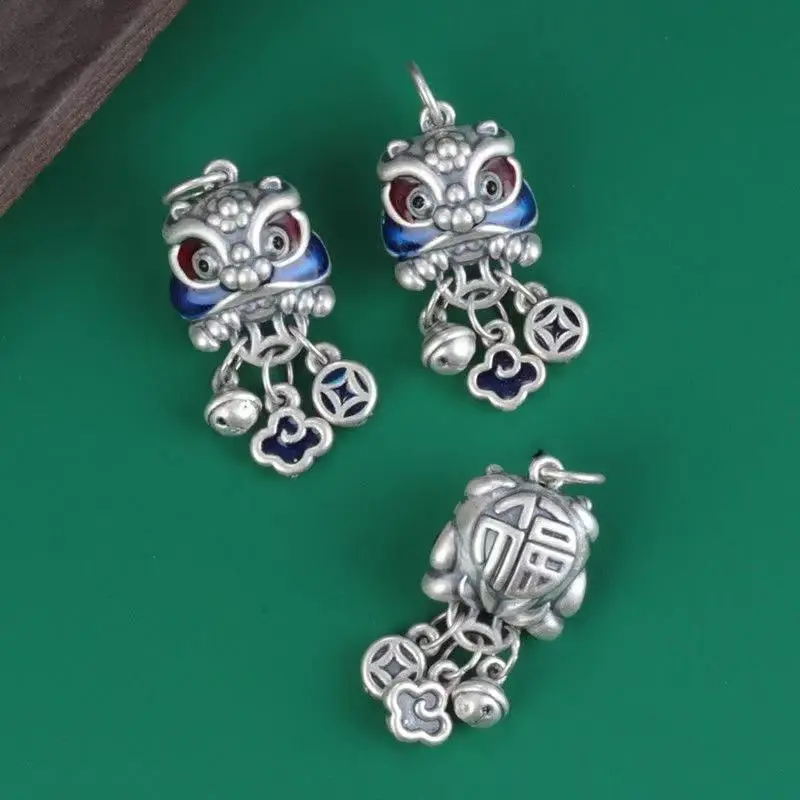 Pendant Lion Dance Lion Pendant Vintage Drip Glue Dripping Oil Craft Tassel Pendant
Pendant Lion Dance Lion Pendant Vintage Drip Glue Dripping Oil Craft Tassel Pendant