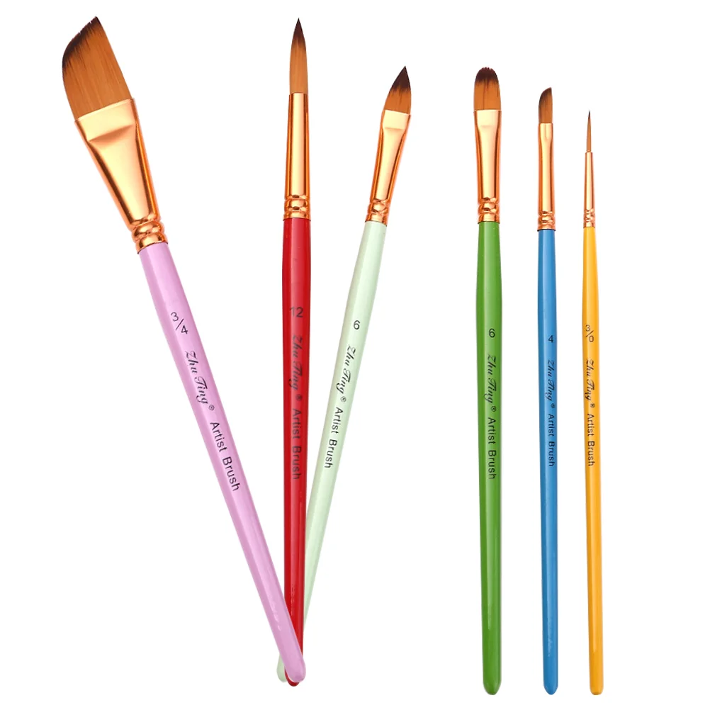 6 Pcs Watercolor Pen Set Oil Paintbrush Pigment Mixing Brushes Painting Kit Acrylic for Paintbrushes Artist
6 Pcs Watercolor Pen Set Oil Paintbrush Pigment Mixing Brushes Painting Kit Acrylic for Paintbrushes Artist