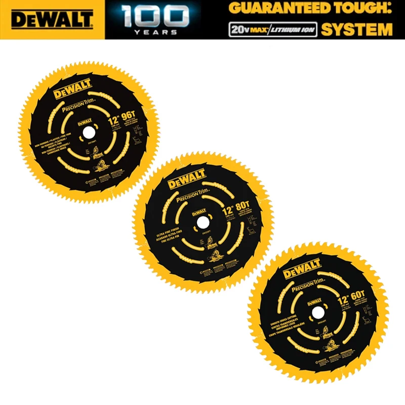 

DEWALT 305MM 12"IN Precision Trim Miter Saw Blades Power Tool Accessories DW7296PT DW3232PT DW3216PT